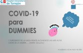 COVID-19 para DUMMIES...COVID-19 PARA DUMMIES Consideraciones útiles Síntomas Fases de la enfermedad Factores de riesgo Determinaciones analíticas claves Escenarios clínicos CONSIDERACIONES