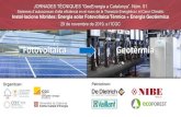 Fotovoltaica Geotèrmia · Instal·lacions híbrides: Energia solar Fotovoltaica/Tèrmica + Energia Geotèrmica 29 de novembre de 2019, a l’ICGC 4.1. NIBE F1155 6 kW F1155-6 F1155-12