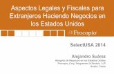 Aspectos Legales y Fiscales para Extranjeros Haciendo ... Suarez.pdf · 4. Limited Liability Company 5. Partnerships 6. Trusts. VEHÍCULOS PARA HACER NEGOCIOS Aspectos Legales - La
