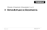 Thule Chariot Cheetah 1 y 2 Instrucciones - Probikeshop · 2015-06-08 · 4.5 Instalación de las ruedas 10 4.6 Retirada de las ruedas 10 4.7 Instalación del manillar 11 4.8 Instalación