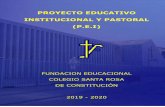 PROYECTO EDUCATIVO INSTITUCIONAL Y PASTORAL (P.E.I) · 1 Burgos Pérez, Elcira del Carmen 7.133.399-K 01-03-2003 Jef. 1º Bco 39 2 Cáceres Albornoz Jerisza Alexandra 17.825.679-3