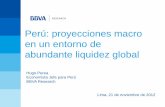 Perú: proyecciones macro en un entorno de abundante ... · Mayor liquidez global (QE3)abr Menor aversión al riesgo global Fundamentos macro: Influjo de capitales de largo plazo