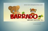 Presentación de PowerPoint - Barrado peluches€¦ · Peluches Barrado Import –Export S.L Licence de la page 4 à la page19 Générique de la page 20 à la page 26