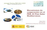 Mecanismos de cooperación en el PER. El Plan Solar ... Plan Solar Mediterraneo.pdf · 4. Mecanismos de Cooperación en el PER. El PSM • Transferencias estadísticas (Art. 6): EM