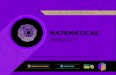 MATEMÁTICASeduteka.icesi.edu.co/pdfdir/MATEMATICAS-GRADO-1.pdf · Mallas de Aprendizaje Grado 1° rea de Matemáticas 7 GRADO 1° Utiliza diferentes estrategias para calcular (agrupar,