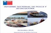 INFORME SECTORIAL DE PESCA Y ACUICULTURA2 Informe Sectorial de Pesca y Acuicultura 2016- 1.222,2 862,3 275,3 294,2 534,4 329,0 412,5 239,1 2015* 2016* Miles de Toneladas Total Jurel