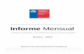 Informe Estadístico Mensual Ley de Transparencia€¦ · Enero - 2017 Ministerio Secretaria General de la Presidencia Informe Mensual ... respecto de la Ley de Transparencia N°