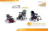 Quickie Jive - ortocasa.com³n-Quic… · Esto es lo que generalmente ocurre con otras sillas de Tracción Central Las ruedas delanteras se colapsan Golpes bruscos, debido a la falta