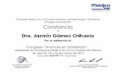 El Hospital Médica Sur y el Consejo Mexicano de Ginecología y … · 2017-05-03 · El Hospital Médica Sur y el Consejo Mexicano de Ginecología y Obstetricia Otorgan la presente