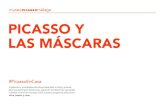 PICASSO Y LAS MÁSCARAS...OBSERVA Y REFLEXIONA #PicassoEnCasa Pablo Picasso (1881-1973), Trois figures sous un arbre [Tres figuras bajo un árbol], 1907-8. Óleo sobre lienzo, 99 ×