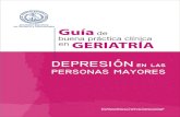 sobre Depresión en las personas mayores ofrece la · El curso online basado en la guía de Buena Práctica Clínica en Geriatría sobre Depresión en las personas mayores tiene una