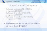 Ley General Tributaria...Álvaro Luis Pérez Sánchez Gestión tributaria Cartagena 1 Ley General Tributaria • Reglamento sancionador: RD 2063/2004, en vigor desde 28/10/2004 •