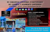 IV CONGRESO COLOMBO-ECUATORIANO DE …...HORA TEMA CONFERENCISTA 09:46 a.m 10:00 - 10:30 a.m 05:44 p.m Dr. Diego Carpio Sesión de Preguntas Dr. Xavier Cabezas 10:30 a.m Refrigerio