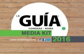 MEDIA KIT 2016 - revistalaguia.mx · MEDIA KIT 2016 ® FORMATOS Medidas Portada 16.5 x 5.2 Rebases 17.5 x 6.5 Contraportada, 2da, 3era y 1era página 16.5 x 21.5 Rebases 17.5 x 22.5