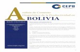 nálisis de Contexto Diagnóstico de la Productividad en BOLIVIA · Boletín Informativo Unidad de Análisis Legislativo Año 5 No. 8 Octubre 2016 1 A nálisis de Contexto Diagnóstico