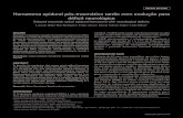 Hematoma epidural pós-traumático tardio com evolução para ... · einstein. 2010; 8(4 Pt 1):477-9 relato de caso Hematoma epidural pós-traumático tardio com evolução para déficit