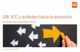 GfK ICC y actitudes hacia la economía · GfK ICC y actitudes hacia la economía Encuesta Nacional Urbano Rural Lima, 02 de mayo de 2018 ... mejora del país y mejora del empleo.
