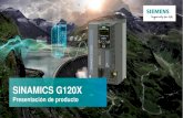 SINAMICS G120x - Documentación...para Sinamics G120X con asistentes dedicados en aplicaciones de bombas, ventiladores y servicios más exigentes • Paralelamente, la puesta en marcha