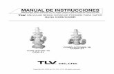 MANUAL DE INSTRUCCIONES - TLVKit de mantenimiento para COS-3 (20 - 50 mm) y COSR-16 (15 - 50 mm) Kit de mantenimiento para COSR-16 (65 - 150 mm) Kit de reparación para la Válvula
