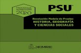 Resolución Modelo de Prueba: HISTORIA, …...Resolución Modelo de Prueba: HISTORIA, GEOGRAFÍA Y CIENCIAS SOCIALES - 2 - INTRODUCCIÓN La Universidad de Chile entrega a la comunidad