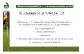 Presentación de PowerPointIX Congreso de Gerentes de Golf, 12, 13 y 14 de noviembre en Oliva Nova Golf Resort Oliva Nova Beach & Golf Resort es un complejo residencial al sur de la