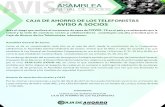 AVISO - catcoop.org.mx · AVISO ATENTAMENTE CONSEJO DE ADMINISTRACIÓN CAJA DE AHORRO DE LOS TELEFONISTAS CAJA DE AHORRO DE LOS TELEFONISTAS AVISO A SOCIOS. ASA GENERAL ASAMBLEA ...