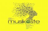 maiatzaren 18tik 26ra - del 18 al 26 de mayo · Aurkezpena / Presentación MUSIKA BIZIA Jazz Musika / Música de Jazz Musika Garaikidea / Música Contemporánea Igande Jarduna / Jornada