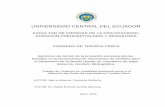 UNIVERSIDAD CENTRAL DEL ECUADOR · 2019-12-03 · Ejercicios de control de la pronación excesiva del pie, basados en la biomecánica de mecanismo de windlass para el tratamiento