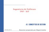 Compendio de Ingeniería del Softwarecotana.informatica.edu.bo › downloads › gestion-proyectos.pdf · Las actividades del marco de trabajo que caracterizan al proceso de software