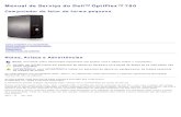 Dell™ OptiPlex™ 780 Manual de Serviço do Computador de ... · apenas reparos simples ou solucionar problemas simples conforme autorizado na documentação do seu produto, ou
