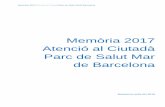Memòria 2017 Atenció al Ciutadà Parc de Salut Mar de Barcelona · 2018-12-18 · Memòria 2017 Atenció al Ciutadà Parc de Salut MAR Barcelona 4 Reclamacions per centres i primària
