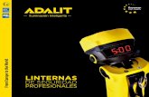 From Europe to the World · La evolución de nuestra super ventas La renovada Adalit L-3000 es una linterna de seguridad profesional de altas prestaciones que combina 2 LEDs de alta