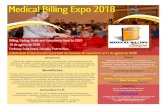 Medical Billing Expo 2018files.constantcontact.com/e4705ac3301/7cfd08b0-1... · Economice dinero en la entrada del Medical Billing Expo 2018 y en otras actividades durante el año.