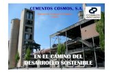 CEMENTOS COSMOS, S.A. - Fundación Laboral del Cemento y ...€¦ · Tres molinos de cemento, con una capacidad de producción de 1.200.000 toneladas/año 3. INVERSIONES MEJORAS MEDIOAMBIENTALES