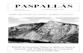PASPALLAS - Sociedade Galega de Historia Natural · 2018-10-02 · protección da serra ele Enciña da Lastra (a foto da portada é da Penarrubia, no seu límite E-SE») unha das