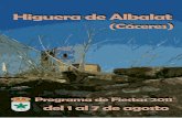 Saluda - higueradesdelfrontal.files.wordpress.com · BAR Centro Social Meredith Morales Avda. del Prado, s/n 10359 HIGUERA DE ALBALAT TAPAS Y RACIONES VARIADAS - 9 - - 8 - F ... 21:00