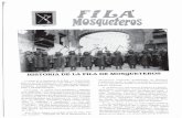 1990 - Fila Mosqueteros · Mosqueteros, año 1.864" y otro particular tiene marcado 1.862. Originariamente fué Filá del Bando Cristiano, como 10 recuerdan las efigies de San Blas