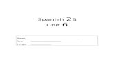 Spanish 1A Packet€¦  · Web viewPresentar los carteles. Notes on Accent Marks. Every word has a stressed syllable (sílaba tónica). For example, the word . español. stresses