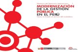 Memoria del Seminario Internaciona l MODERNIZACIÓN DE LA … · 2016-10-11 · La Política Nacional de Modernización de la Gestión Pública al 2021 elaborada, debe servir como