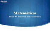 Matemáticas - UNID › dts_cursos_mdl › lic › AE › M › S05 › M05_Visual.pdfEn matemáticas es muy común trabajar con expresiones algebraicas, las cuales se pueden utilizar
