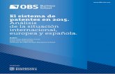 El sistema de patentes en 2015. - Oficina Española de ...€¦ · Titulación: El sistema de patentes en 2015. Análisis de la situación internacional, europea y española. Autor: