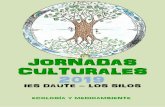 JORNADAS CULTURALES 2019 - Gobierno de …...JORNADAS 2019 VIERNES, 12 de ABRIL 1ª hora 2ª hora 3ª hora Doña Judith González Pérez Cabildo Insular de Tenerife Charla: “Aliados