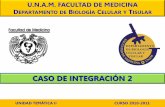 CASO DE INTEGRACIÓN 2 - UNAM · caso de integraciÓn 2 u.n.a.m. facultad de medicina departamento de biologÍa celular y tisular unidad temÁtica ii curso 2010-2011