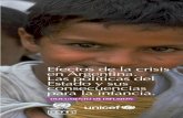 Efectos de la crisis en Argentina. Las ... - Mendoza · mático de la pobreza infantil por ingresos, desarrollado en el contexto de la crisis. Gráfico 1: Pobreza y crecimiento económico