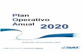 QXDO - Portal SAT › ... › plan-operativo-anual-2020.pdfEl Plan Operativo Anual de la Superintendencia de Administración Tributaria – SAT- para el año 2020 se rige bajo los