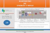 BARÓMETRO DE ENERGÍA Y MINAS - CAMIPERD...Resultados macroeconómicos de Minas y Canteras de 2010 a 2015 Perspectiva internacional: Mercado de oro y resultados financieros de Barrick
