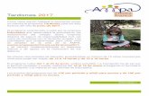 AMPA Piedra Franca › ... › 2017 › 05 › tardones_2017.pdf · 2020-01-29 · Tardones 2017 Como viene siendo habitual la asociación poner en marcha el programa Tardones para