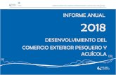 INFORME ANUAL 2018 - SIICEX › siicex › resources... · DESENVOLVIMIENTO DEL COMERCIO EXTERIOR PESQUERO Y ACUÍCOLA EN EL PERU 2018 3 a.4. Concha de abanico 33 a.5. Merluza 34