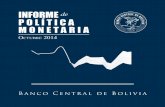 INFORME de POLÍTICA MONETARIA - Banco Central de Bolivia · Comisión Económica Para América Latina y el Caribe, Balance Preliminar de las Economías de América Latina y el Caribe