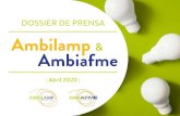 DOSSIER DE PRENSA Ambilamp Ambiafme · “aparatos de alumbrado” que tienen que reci-clarse. Desde el pasado 15 de agosto de 2018 ha entrado en vigor una nueva clasificación, en